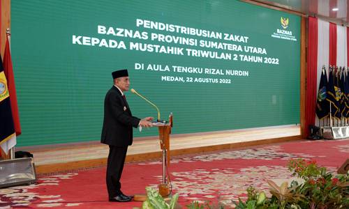 Gubernur Sumut Minta Penyaluran Zakat Lebih Produktif untuk Umat