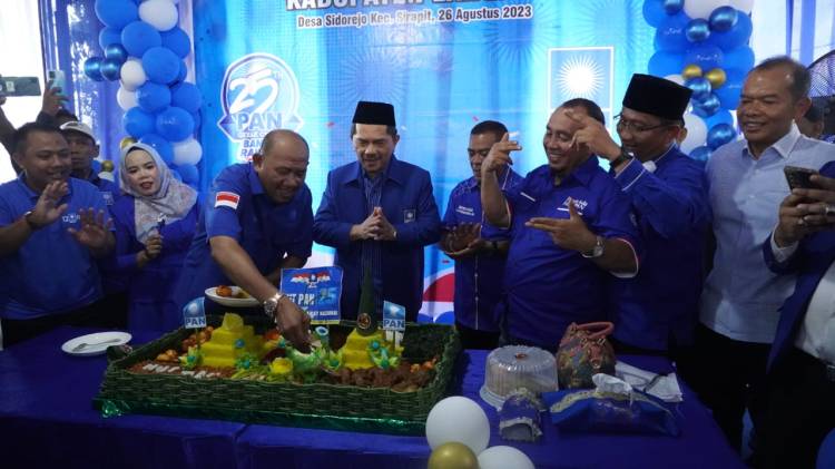 HUT ke-25 PAN, Syah Afandin: Kita Harus Selalu Berbuat Baik Dan Mengedepankan Kepentingan Masyarakat