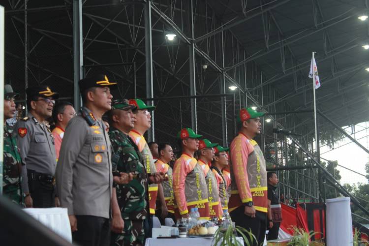  Kapolrestabes Medan Hadiri Pembukaan Porkot di Stadion Teladan Medan 
