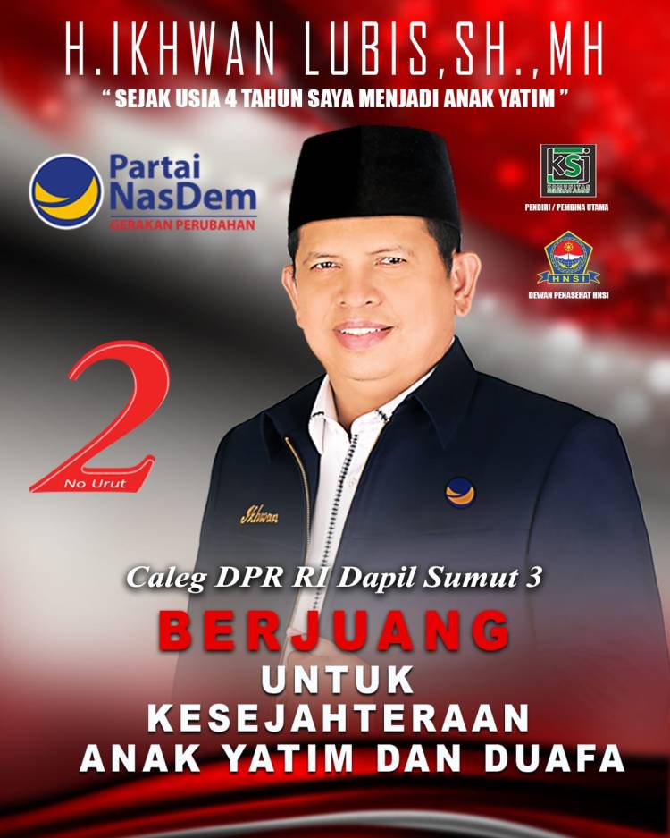Masyarakat Apresiasi Program Sosial Caleg Nasdem Ikhwan Lubis