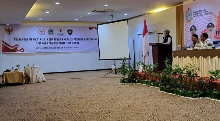 Bakesbangpol dan IKAL Sumut Sosialisasikan Implementasi Pancasila Bagi Calon Paskibraka