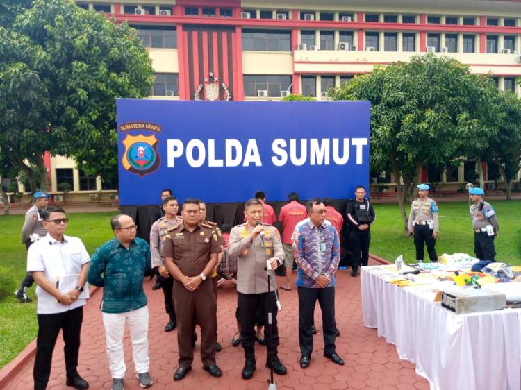 Polda Sumut Tangkap Lima Komplotan Pembobol Mesin ATM