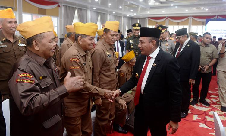Silaturahmi dengan Veteran, Edy Rahmayadi Ingin Banyak Masukan dari Para Pejuang Kemerdekaan