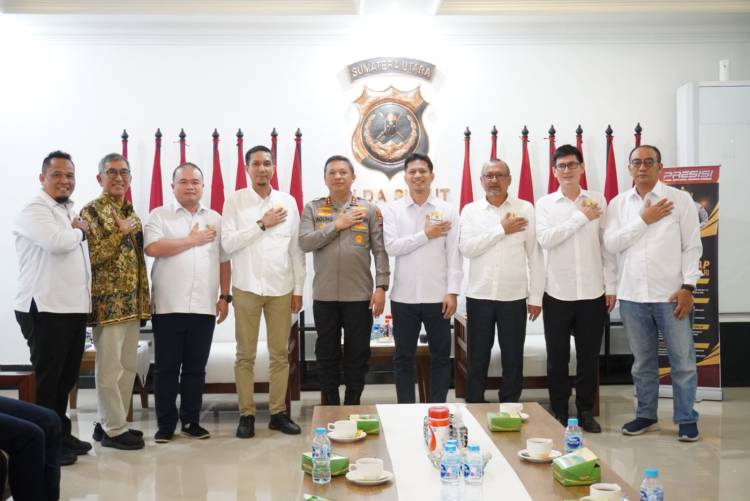 KADIN Sumut dan KADIN Kabupaten/Kota Audiensi ke Kapolda Sumut