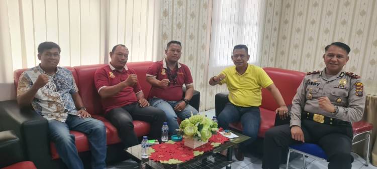 Ketua Pewarta Silaturahmi ke Polsek Deli Tua, Kompol Dedy Dharma Ajak Seluruh Elemen Masyarakat Persempit Tindak Kejahatan
