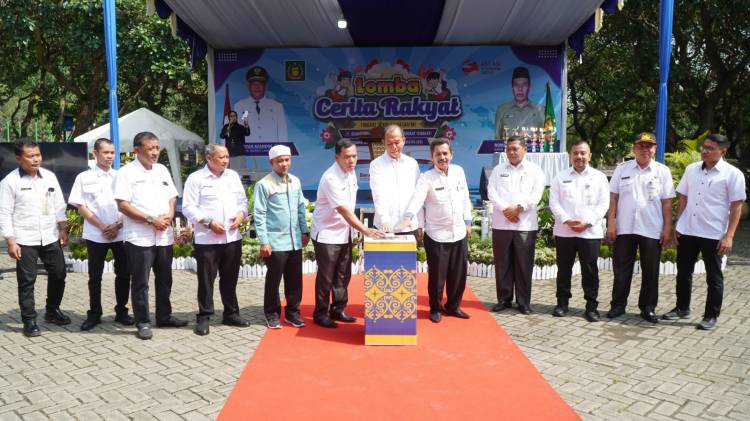 Dinas Perpustakaan Langkat Gelar Cerita Rakyat dan Launching Aplikasi SIBAKAT