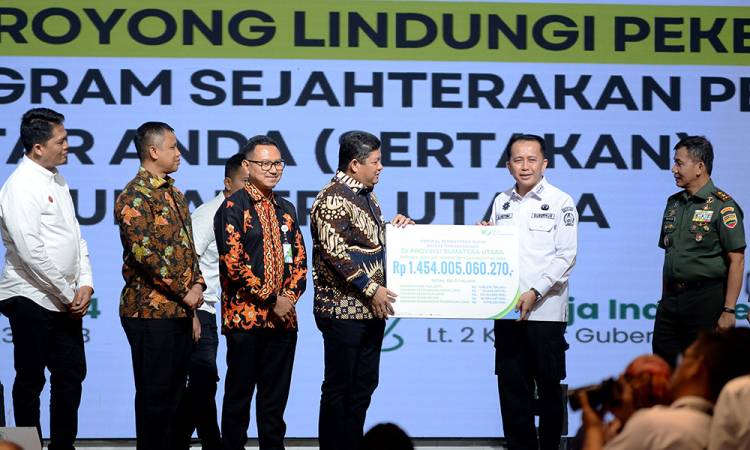Pj Gubernur Sumut Dua Gerakan Serentak Guna Lindungi Pekerja Rentan