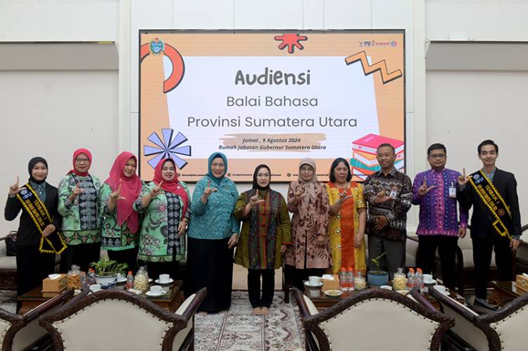 Pj Ketua PKK Dukung Duta Bahasa Sumut Bawakan Program PETA ke Kancah Nasional