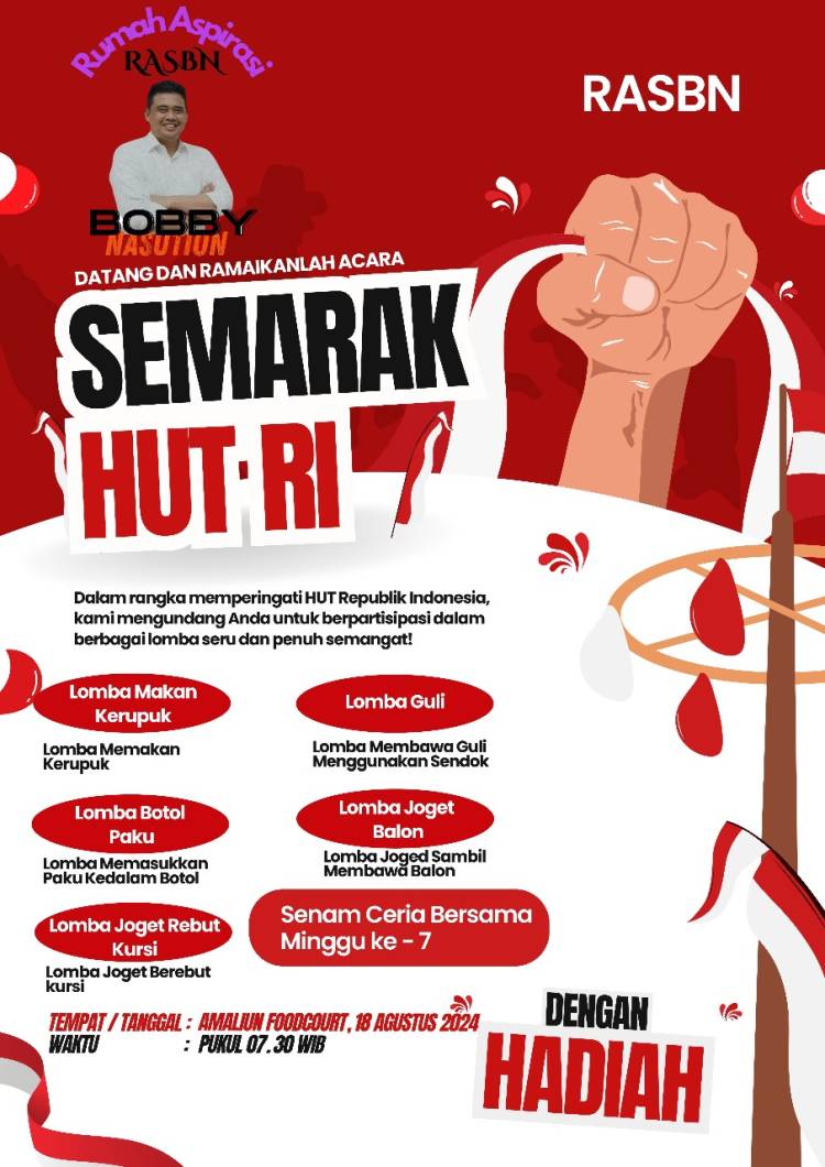RASBN Akan Menggelar Berbagai Lomba di Hari Kemerdekaan  