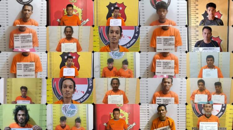 Dalam Sepekan, Polda Sumut Tangkap 161 Pelaku Narkotika