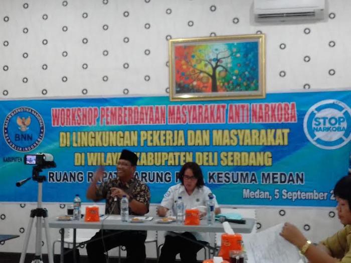 BNNK Deli Serdang Gelar Workshop Anti Narkoba