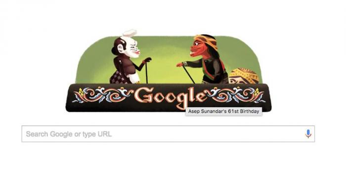 Saat Semar dan Cepot Nampang di Google Doodle Hari Ini