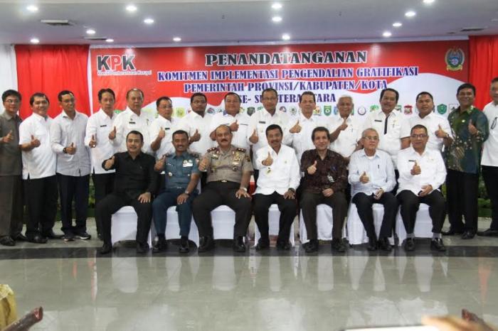 Pemprov Sumut Tandatangani Komitmen Implementasi Pengendalian Gratifikasi 