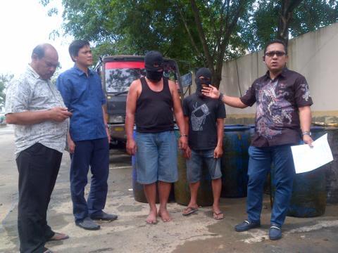 Poldasu Bekuk Dua Pelaku Penggelapan CPO