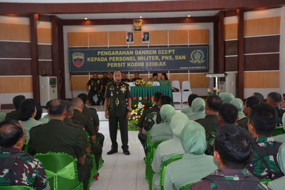 Danrem 022/PT:Satuan Baik Apabila Prajuritnya Miliki Disiplin yang Baik