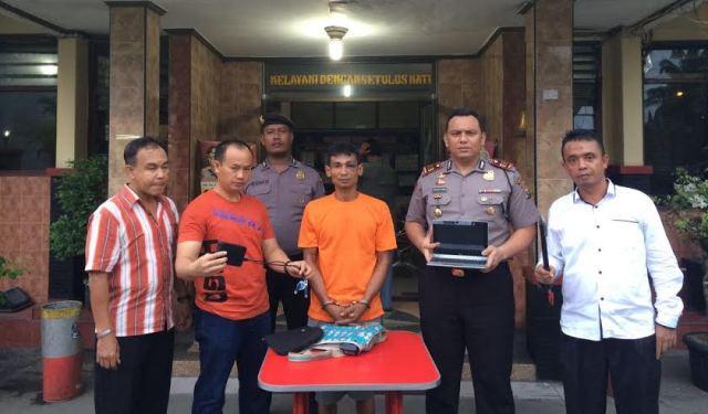 Kerap Mencuri Hanya Pakai Kolor, Warga Medan Maimun Ini Ditangkap Polsek Medan Kota