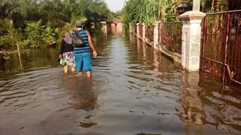 Banjir di Langkat Mulai Surut