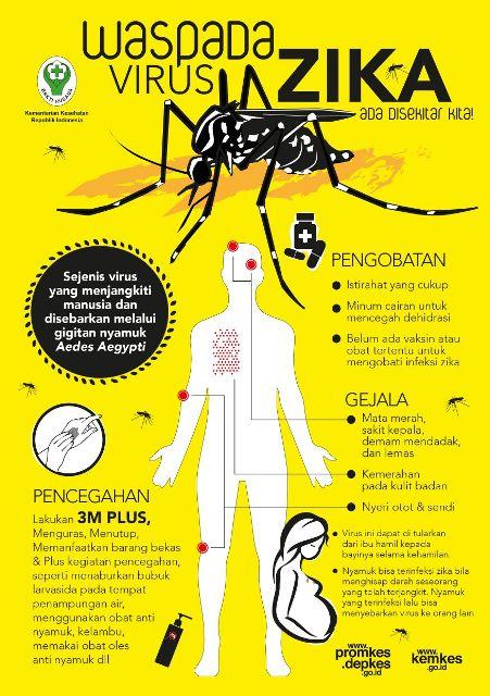 Antisipasi Virus Zika, Masyarakat Dihimbau Lakukan 3M Plus