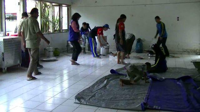 Korban Banjir di Langkat Mengungsi di Posko