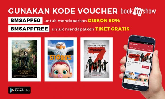 Penghujung September, BookMyShow Bagikan Tiket Bioskop Film Gratis