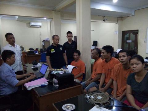 Lima Orang Pemakai Sabu Ditangkap Saat Berjudi