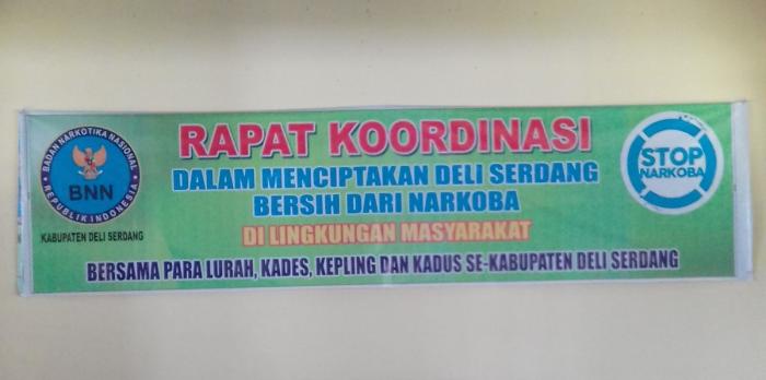 Kecamatan Hamparan Perak Gelar Rapat Koordinasi dengan BNNK