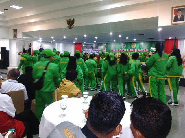 Jadwal Pelepasan Molor, Atlet PON asal Sumut Pilih Berjoget