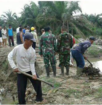 Masyarakat Haranggaol Antusias Sambut Pelaksanaan TMMD ke-97