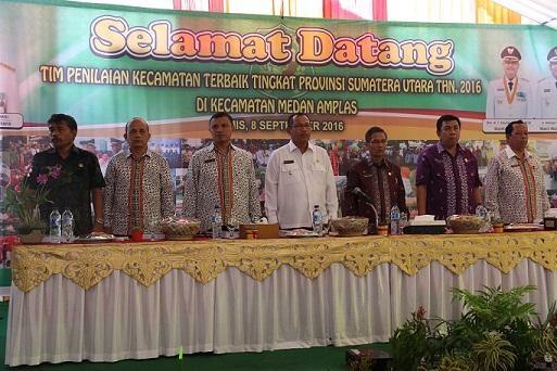 Kecamatan Medan Amplas Mewakili Kota Medan Diajang Penilaian Kecamatan Terbaik Tingkat Sumut