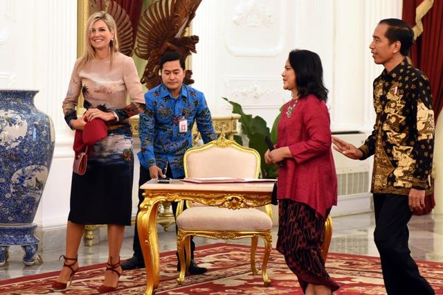 Presiden Jokowi Diskusikan Inklusi Keuangan dengan Ratu Maxima