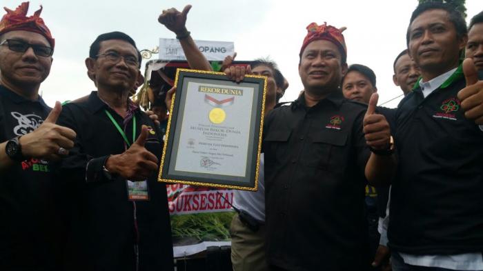 Festival Pemuda Tani Indonesia Raih Rekor Muri