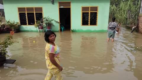 Ratusan Rumah dan Fasilitas Umum di Langkat Tergenang Banjir