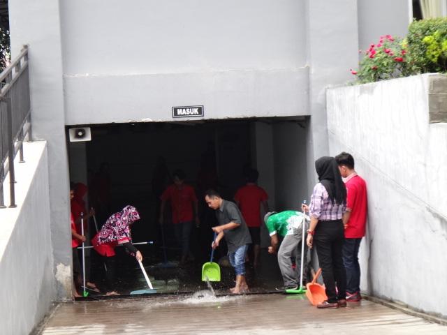 Kantor DPRD Medan Langganan Banjir