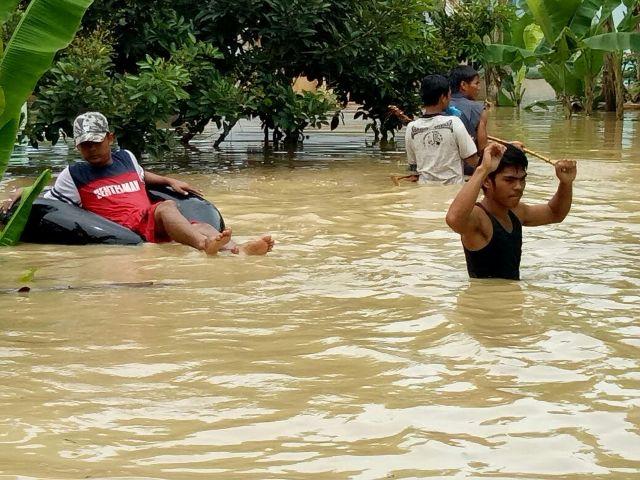 Ribuan Rumah di Tebing Tinggi, Asahan dan Labura Hingga Sabtu Malam Masih Terendam Banjir
