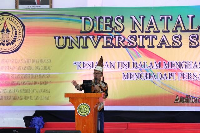 Menteri Tenaga Kerja Buka Dies Natalis dan Launching Bursa Kerja Khusus (BKK) di Universitas Simalungun