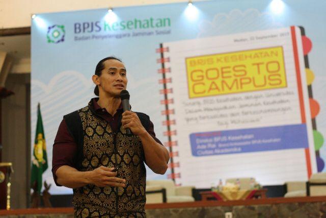 Ade Rai Promosi Pola Hidup Sehat ke Mahasiswa USU