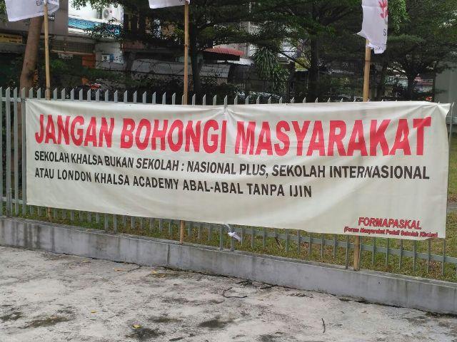 Formapaskal Tolak Gedung Sekolah Khalsa Medan Dikontrakkan