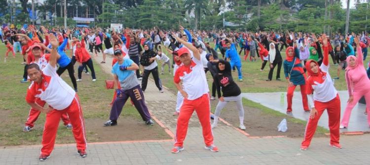 Walikota Medan Terus Ajak Warga Rutin Senam Jantung Sehat
