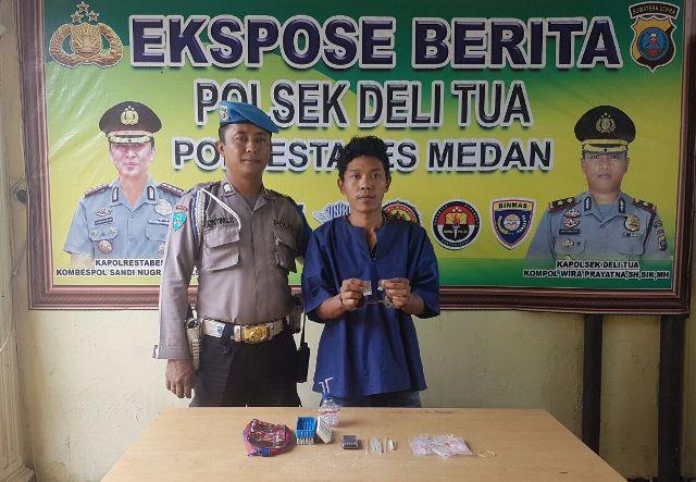 Edarkan Sabu di Delitua, Bambang Ditangkap Polisi