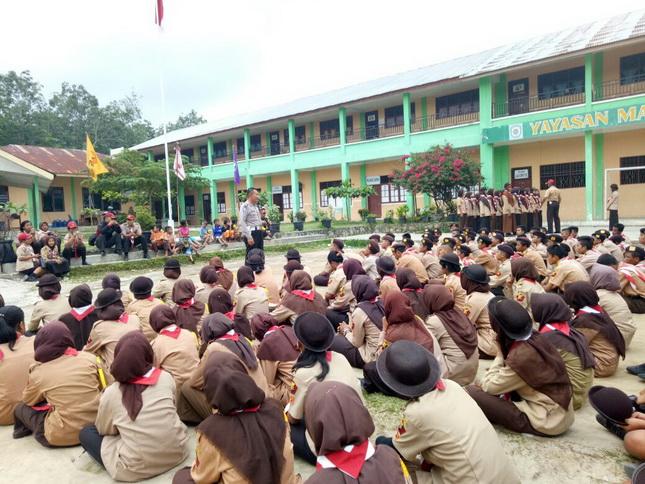 Sat Lantas Polres Simalungun Bina Pramuka Saka Bhayangkara 