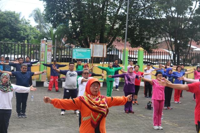 Senam Bersama RSUP HAM, Dirut: Ini Bagian dari GERMAS