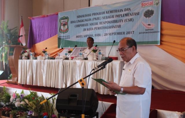 Bappeda Pematangsiantar Sosialisasikan Implementasi CSR PKBL