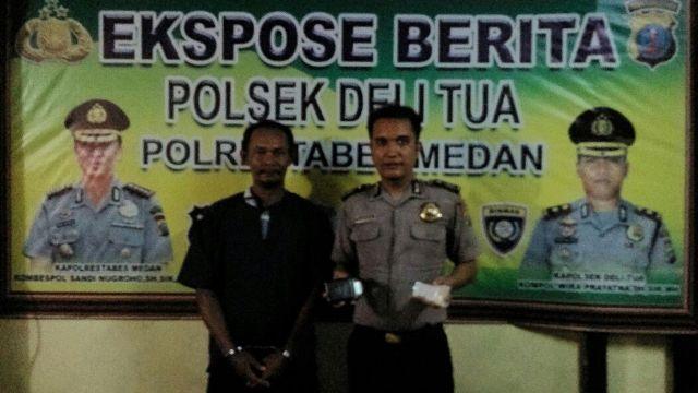 Gerebek Kampung Narkoba di Jalan STM Ujung, Satu Pengedar Diamankan Polsek Delitua
