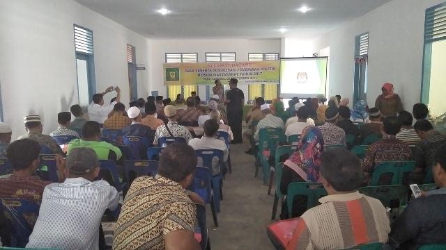 KPU Langkat Sosialisasikan Pembinaan Politik kepada Masyarakat