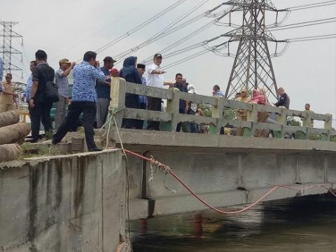 Walikota Medan Perintahkan Jembatan yang Menghubungkan Dua Kelurahan di Belawan Diperbaiki