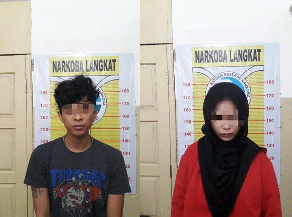 Asik Nikmati Sabu, Sepasang Kekasih Ditangkap Sat Narkoba Polres Langkat