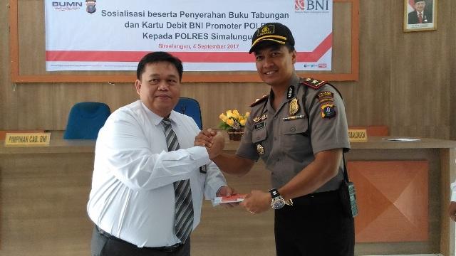 Polres Simalungun Terima Sosialisasi Bank BNI PROMOTER Polri