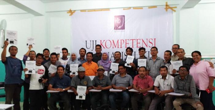 AJI Sukses Gelar Uji Kompetensi Jurnalis di Medan