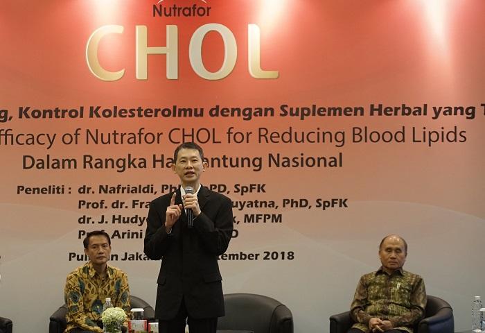 Uji Klinis Suplemen Herbal Nutrafor CHOL Turunkan Lemak Darah