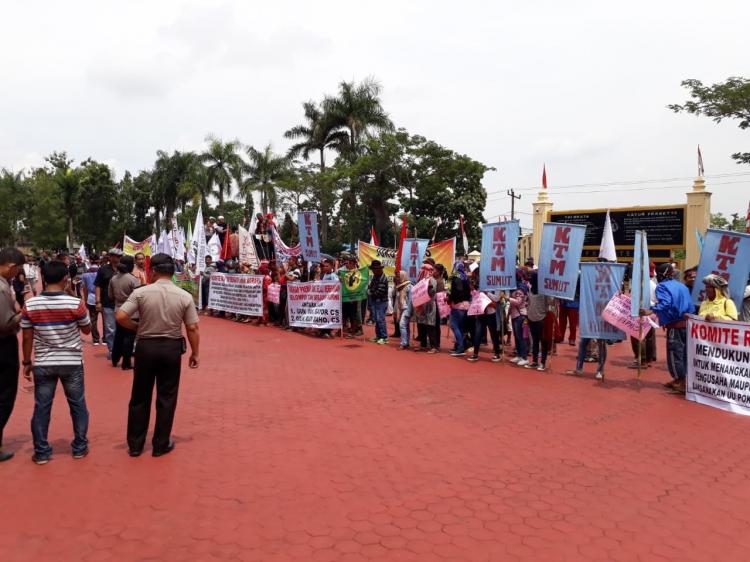 Komite Tani Menggugat Minta Polda Sumut Berantas Mafia Tanah